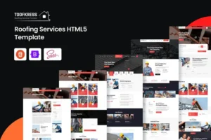 Mua RoofPress - Roofing Services HTML5 Template giá rẻ