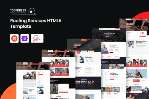 Mua RoofPress - Roofing Services HTML5 Template giá rẻ