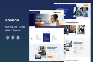 Mua Rosano - Banking and Finance HTML Template giá rẻ