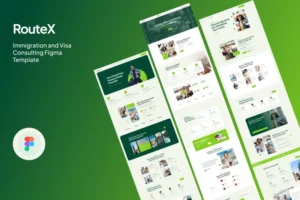 Mua RouteX - Immigration and Visa Consulting Figma giá rẻ
