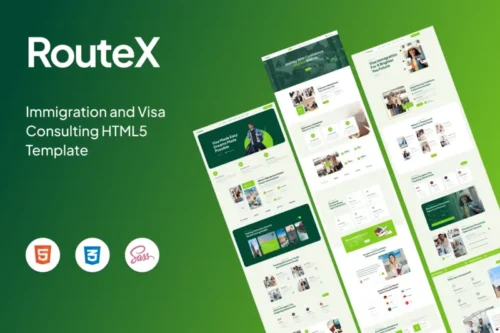 Mua RouteX - Immigration and Visa Consulting HTML5 giá rẻ