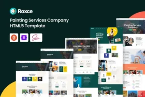 Mua Roxce – Painting Services Company HTML5 Template giá rẻ