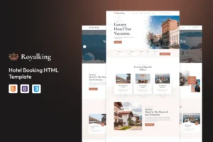 Mua Royalking - Hotel Booking HTML Template giá rẻ