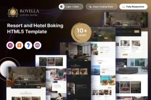 Mua Royella – Luxury & Hotel Boking HTML5 Template giá rẻ