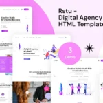 Rstu – Digital Agency HTML Template