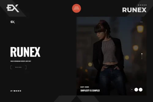 Mua Runex - One Page Portfolio Template giá rẻ