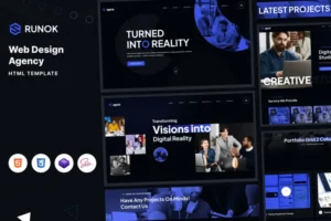 Mua Runok - Web Agency HTML5 Template giá rẻ