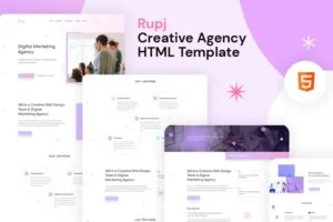 Mua Rupj - Creative Agency HTML Template giá rẻ