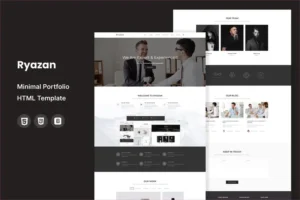 Mua Ryazan - Minimal Portfolio HTML Template giá rẻ