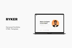 Mua Ryker - Personal Portfolio Template giá rẻ