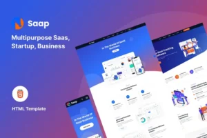 Mua Saap - Saas & Software HTML Template giá rẻ