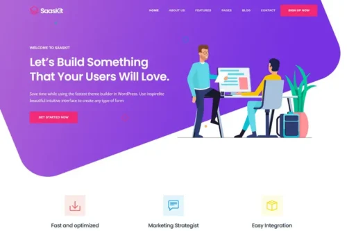 Mua SaasKit - Saas Startup HTML Template giá rẻ