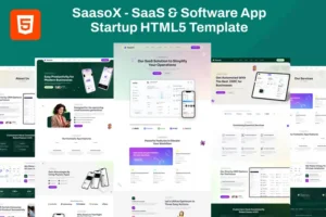 Mua SaasoX - SaaS & Software App Startup HTML Template giá rẻ