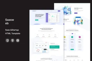 Mua Saasweb - Saas &Startup HTML Template giá rẻ
