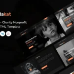Sadakat – Charity Nonprofit React+HTML Template