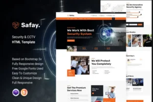 Mua Safay - Security & CCTV HTML Template giá rẻ