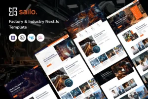 Mua Sailo - Factory & Industry Next Js Template giá rẻ