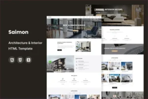 Mua Saimon - Architecture & Interior HTML Template giá rẻ