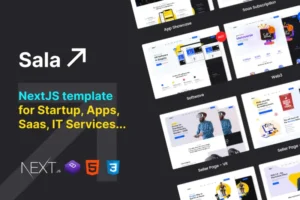 Mua Sala - Startup & SaaS IT Services NextJS Template giá rẻ