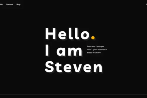 Mua Salimov - Horizontal Personal NextJS Portfolio giá rẻ