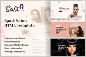 Mua Saloni - Spa and Salon HTML Template giá rẻ