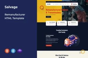 Mua Salvage - Remanufacturer HTML Template giá rẻ