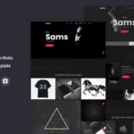 Sams – Minimal Portfolio HTML Template