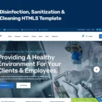 Sanera – Sanitizing And Cleaning Services Template