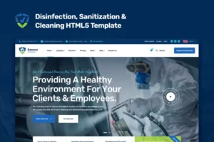 Mua Sanera - Sanitizing And Cleaning Services Template giá rẻ
