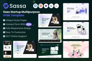 Mua Sassa - Sass Startup Multipurpose HTML Template giá rẻ