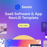 Sassio – SaaS Software & App NextJS Template