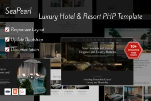 Mua SeaPearl – PHP - Luxury Hotel & Resort Template giá rẻ