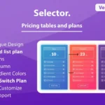 Selector – HTML Pricing Tables and Plans