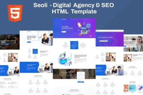 Mua Seoli - Digital Agency and SEO HTML Template giá rẻ