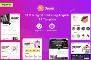 Mua Seom - SEO & digital marketing Angular 19 Template giá rẻ