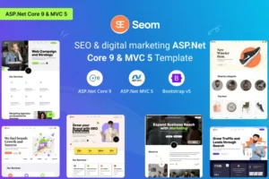 Mua Seom SEO digital marketing ASP.Net & MVC Template giá rẻ