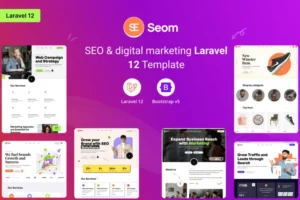 Mua Seom - SEO & digital marketing Laravel 12 Template giá rẻ