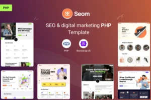 Mua Seom - SEO & digital marketing PHP Template giá rẻ