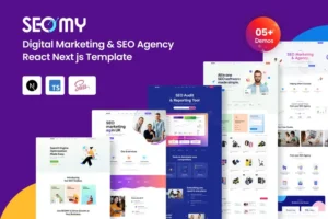 Mua SEOMY - Digital Marketing React Next Js Template giá rẻ
