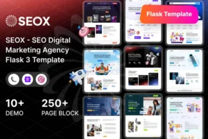 Mua SEOX - SEO Digital Marketing Agency Flask Template giá rẻ