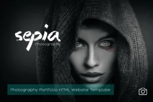 Mua Sepia - Photography Portfolio Website Template giá rẻ