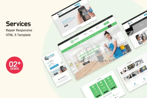 Mua Services - Repair Responsive HTML 5 Template giá rẻ