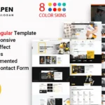 Shapen – Construction Angular Template