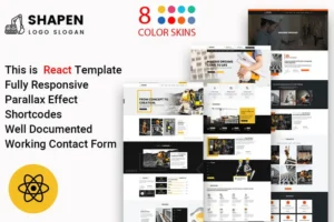 Mua Shapen - Construction React Template giá rẻ