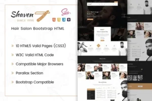Mua Shaven - Salon HTML Template giá rẻ