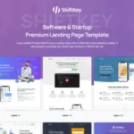 Shiftkey – App Landing Pages Pack NextJS Template