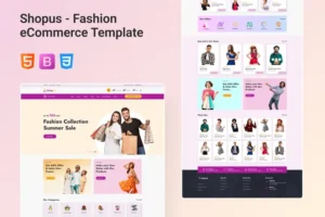 Mua Shopus- bootstrap 5 html ecommerce giá rẻ