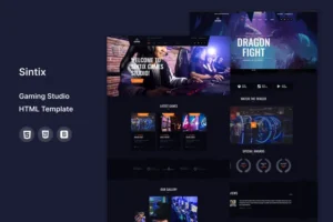 Mua Sintix - Gaming Studio HTML Template giá rẻ