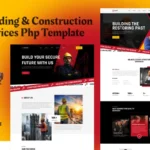 Skyre – Building & Construction Services Php Templ