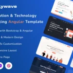 Skywave – Angular IT Solution Technology Template